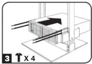 Tripp Lite SmartOnline BP192V12RT3US - 2-Post (Telecom) Mounting - 6