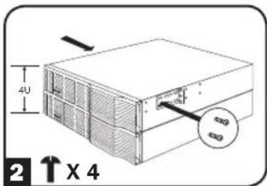 Tripp Lite SmartOnline BP192V12RT3US - Montaje (Rack de 2 Postes o Torre) - 12