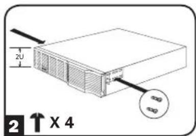 Tripp Lite SmartOnline BP192V12RT3US - Montaje de 2 postes (Telecomunicaciones) - 2