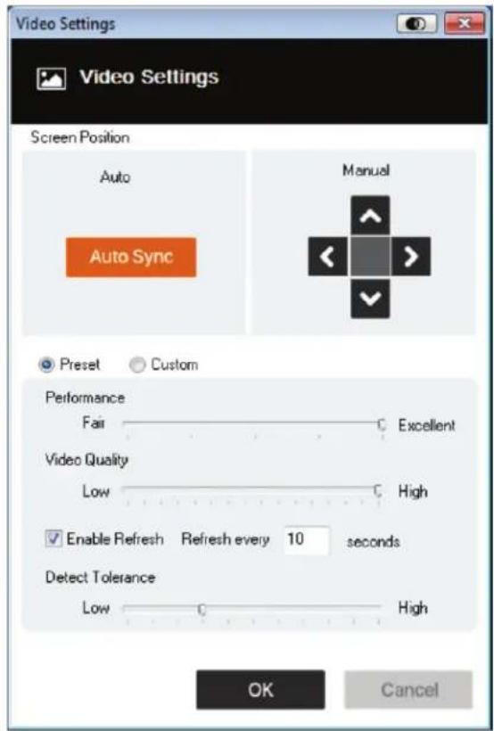 Tripp Lite B032VU1 - Video Settings - 1