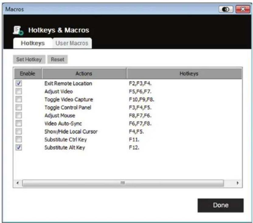 Tripp Lite B032VU1 - Hotkeys - 1