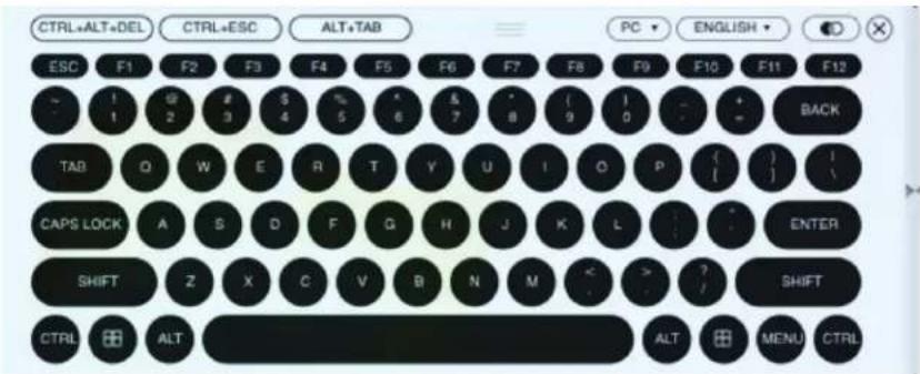 Tripp Lite B032VU1 - Clavier à l'écran - 1