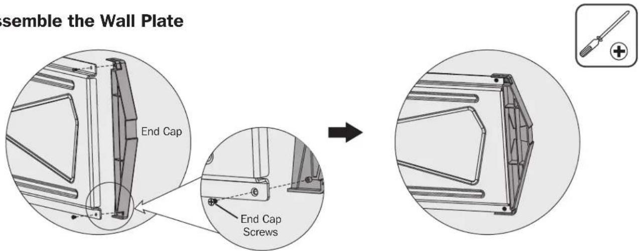 semble the Wall Plate End Cap End Cap Screws
