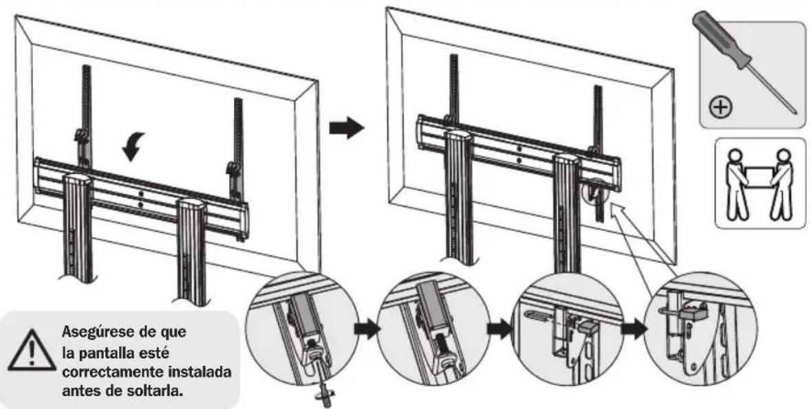 Tripp Lite DMCS60100XX - Fije los Soportes del Adaptador a la Pantalla - 2