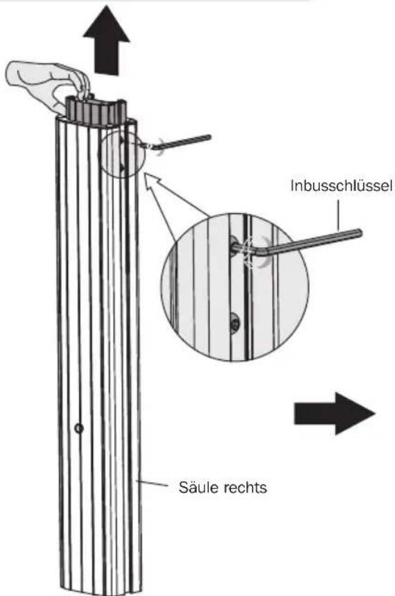Tripp Lite DMCS60100XX - Anpassen der Säulenhöhe - 2