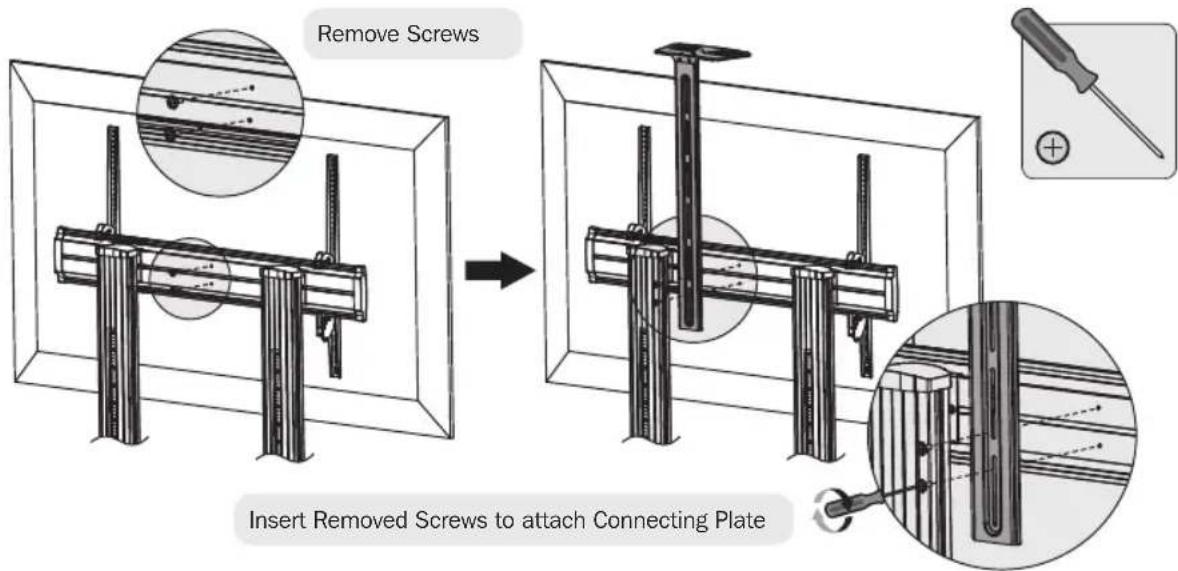 Tripp Lite DMCS60100XX - Attach the Camera Shelf Assembly to the Universal Plate - 1