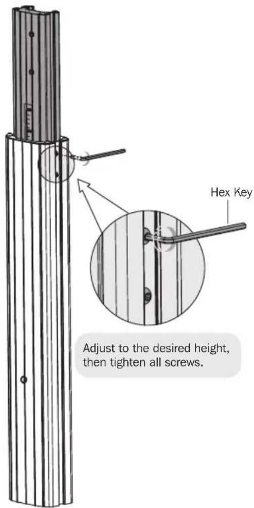 Tripp Lite DMCS60100XX - Adjust Column Height - 3