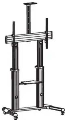 Tripp Lite DMCS60100XX - Support au sol pour écran plat mobile robuste - 1