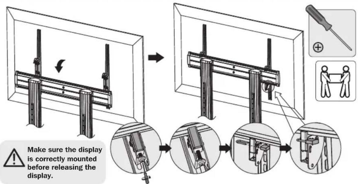 Tripp Lite DMCS60100XX - Hang the Display onto the Universal Plate - 1