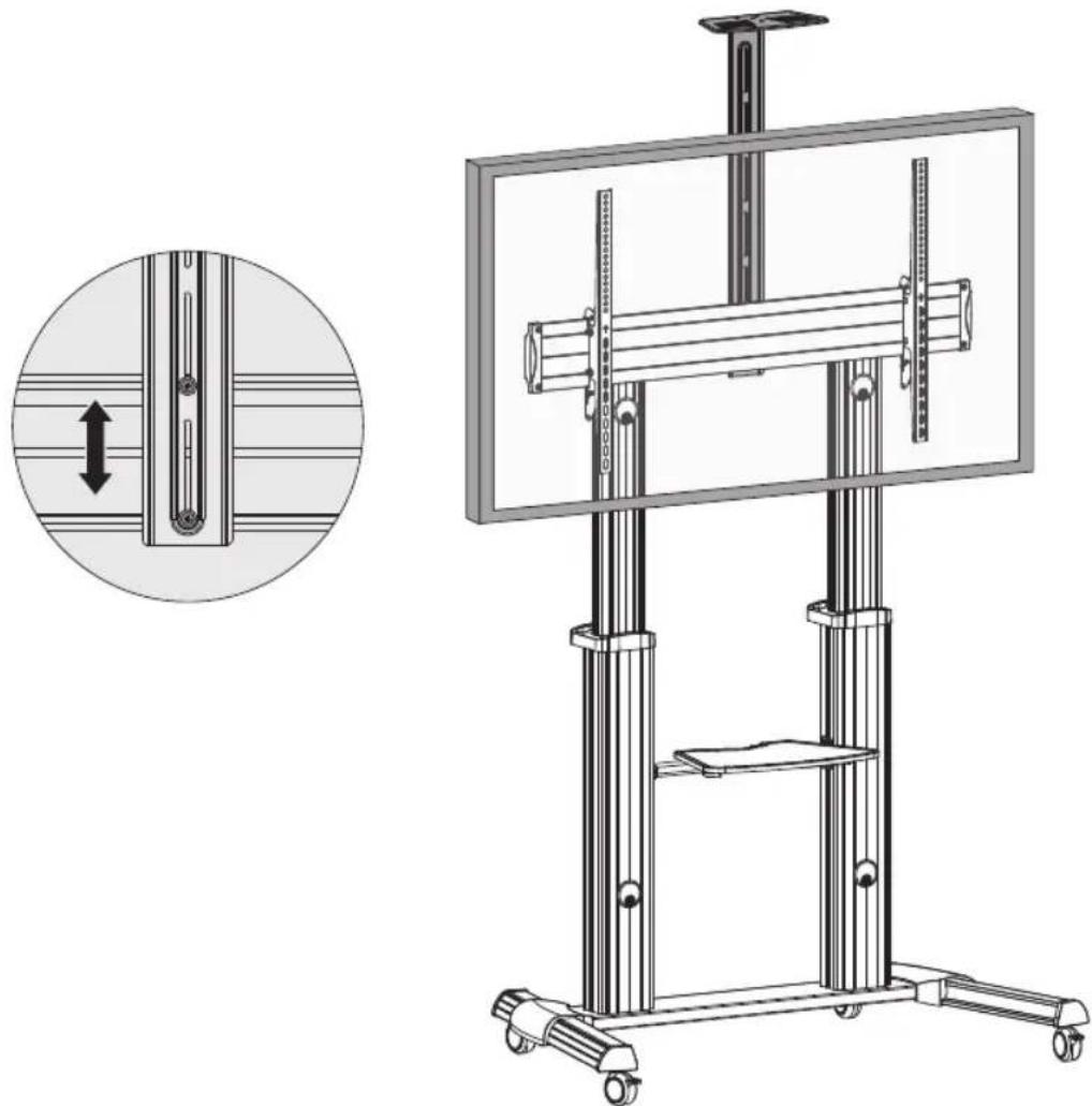 Tripp Lite DMCS60100XX - Befestigen des montierten Kameraregals an der Universalplatte - 2