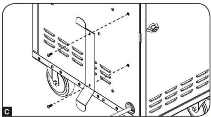 Tripp Lite CSC27AC - Installer le support de poignée, les pare-chocs de sécurité pour les coins et le guide du cordon d'alimentation - 3