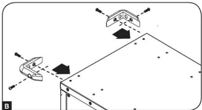 Tripp Lite CSC27AC - Installer le support de poignée, les pare-chocs de sécurité pour les coins et le guide du cordon d'alimentation - 2