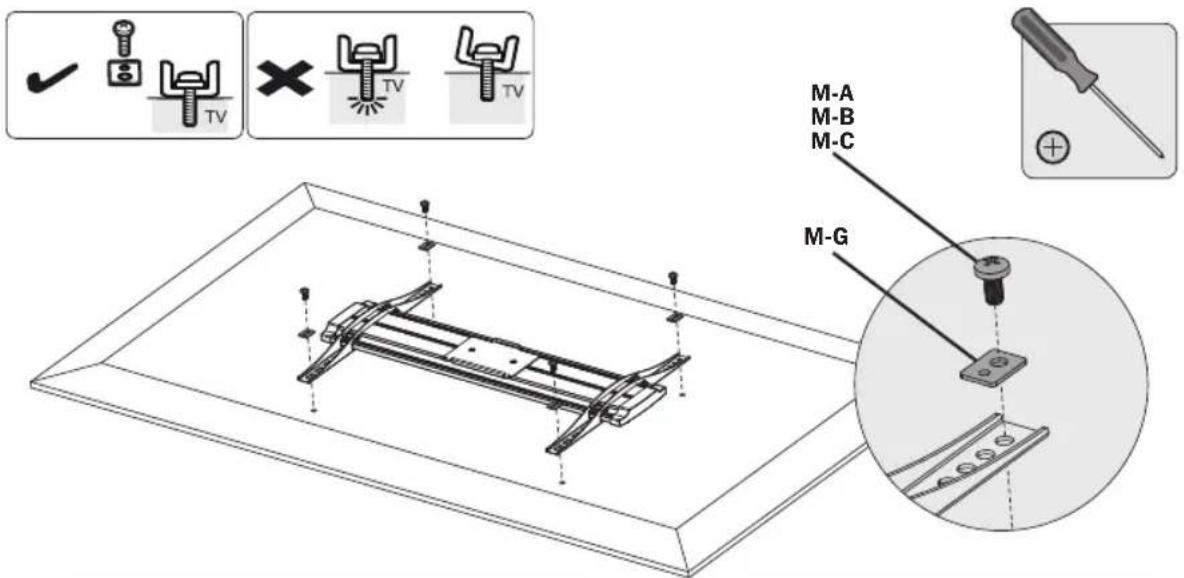 Tripp Lite DMCS3270XP - Installation der Adapterhalterungen - 1