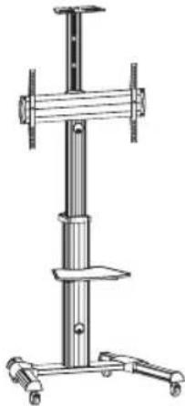 Tripp Lite DMCS3270XP - Support au sol pour écran plat mobile - 1