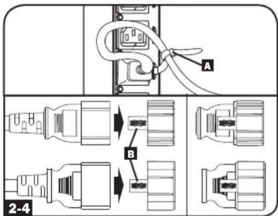 Tripp Lite PDU3VS6H50 - Optional Cord Retention Procedure - 3