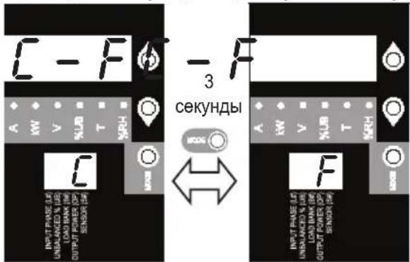 Tripp Lite PDU3VS6H50 - Порядок использования цифрового дисплея - 2