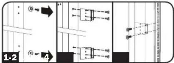 Tripp Lite PDU3VN6L2120 - Mounting the PDU - 8