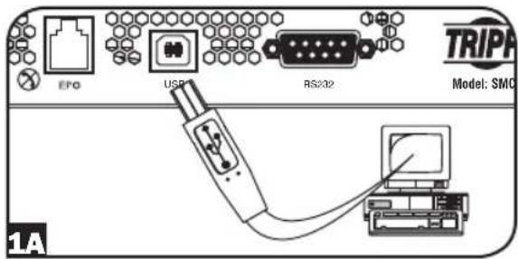 Tripp Lite SmartPro SMC15002URM - USB and RS-232 Serial Communications - 1