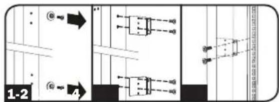 Tripp Lite PDU3XVN6G20 - Montage de l'unité de distribution d'énergie (PDU) - 8