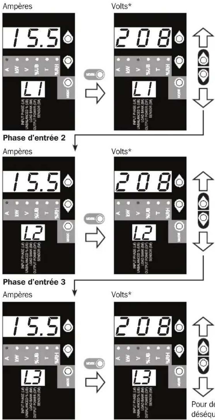 Tripp Lite PDU3XVN6G20 - Parcourir les phases d'entrée et les options (catégorie de mesures) - 1