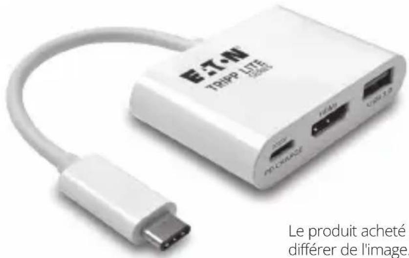 Tripp Lite U44406NHGUBC - Adaptateur USB-C USB 3.2 Gén. 1 vers HDMI - 1