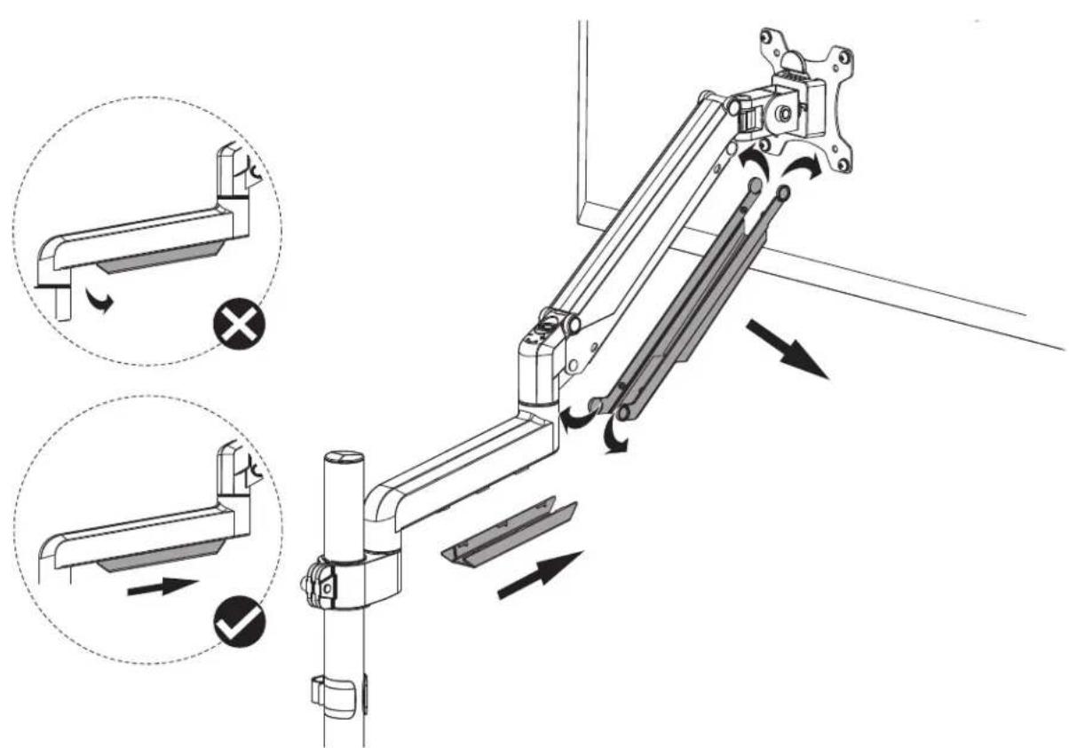 Tripp Lite DDR1732SAL - Securing the Flex Arm - 2