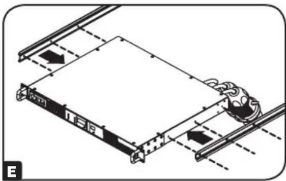 Tripp Lite PDUMNH30HVAT - Attach Front Rail Segments to the Automatic Transfer Switch - 1
