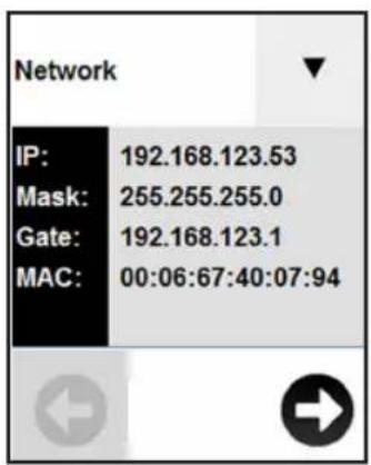 Tripp Lite PDU3EVN10H50B - Scrolling Through LCD Touchscreen Options - 1