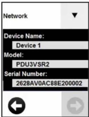 Tripp Lite PDU3EVN10H50B - Faire défilier les options de l'écran tactile ACL - 2