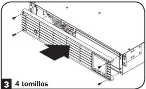 Tripp Lite SmartPro SMART1500RM2UL - Reinstale el Panel Frontal. - 1