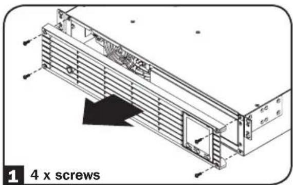 Tripp Lite SmartPro SMART1500RM2UL - Remove Front Panel. - 1
