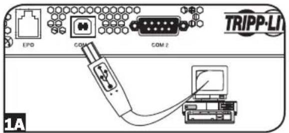 Tripp Lite SmartPro SMART1500RM2UL - USB and RS-232 Serial Communications - 1