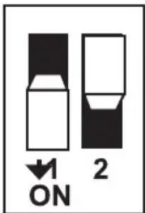 Tripp Lite U208002IND - Paramètres du commutateur DIP - 1