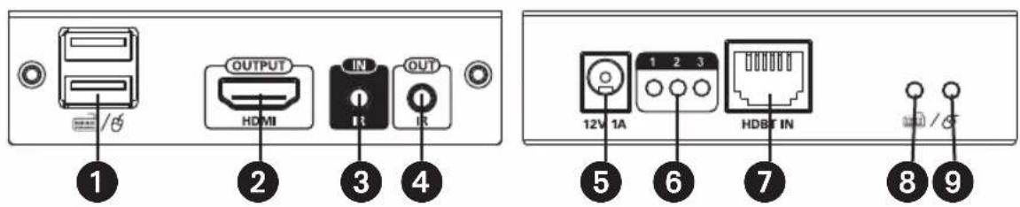 Tripp Lite B013HU4K - Unità ricevente (RX) HDBaseT - 1
