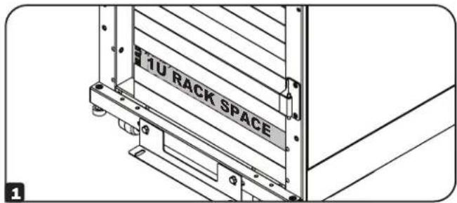 Tripp Lite SmartRack SR1UPNLTEMP - Installation - 1