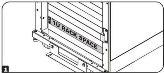 Tripp Lite SmartRack SR1UPNLTEMP - Instalación - 1