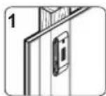 Tripp Lite DWM3770PLX - 1a. Montage an einer Holzwand - 7