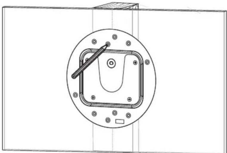 Tripp Lite DWM3770PLX - 1a. KpenenneK cTeHe C depeBHHbIM KapkaCOM - 8