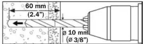 Tripp Lite DWM3770PLX - 1b. Mount on Solid Brick or Concrete Block - 4