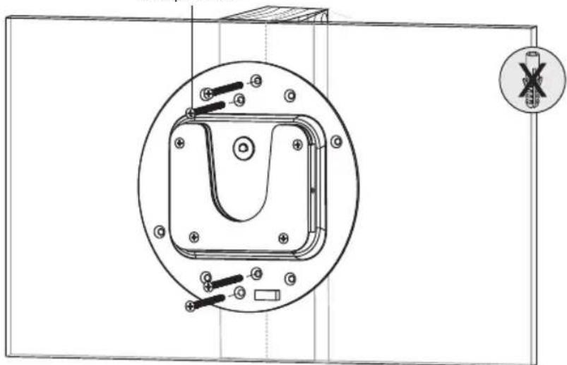 Tripp Lite DWM3770PLX - 1a. KpenenneK cTeHe C depeBHHbIM KapkaCOM - 12