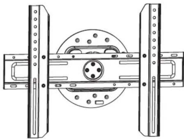 Tripp Lite DWM3770PLX - Feste Hochformat-/Querformat-Wandhalterung für Flachbildschirme - 1