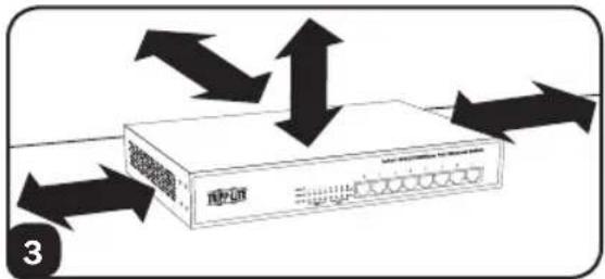Tripp Lite NG8POE - Desktop Installation - 3
