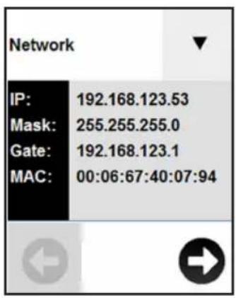 Tripp Lite PDU3EVSR10L2130 - Scrolling Through LCD Touchscreen Options - 1
