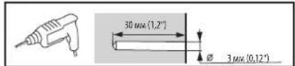 Tripp Lite WorkWise WWSS1327RWTC - ① Прикрепите рейку к стене. - 3