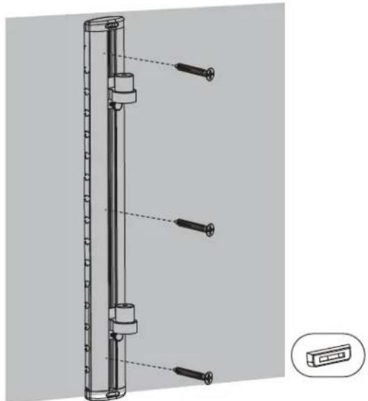 Tripp Lite WorkWise WWSS1327RWTC - ① Attach wall rail to wall. - 5