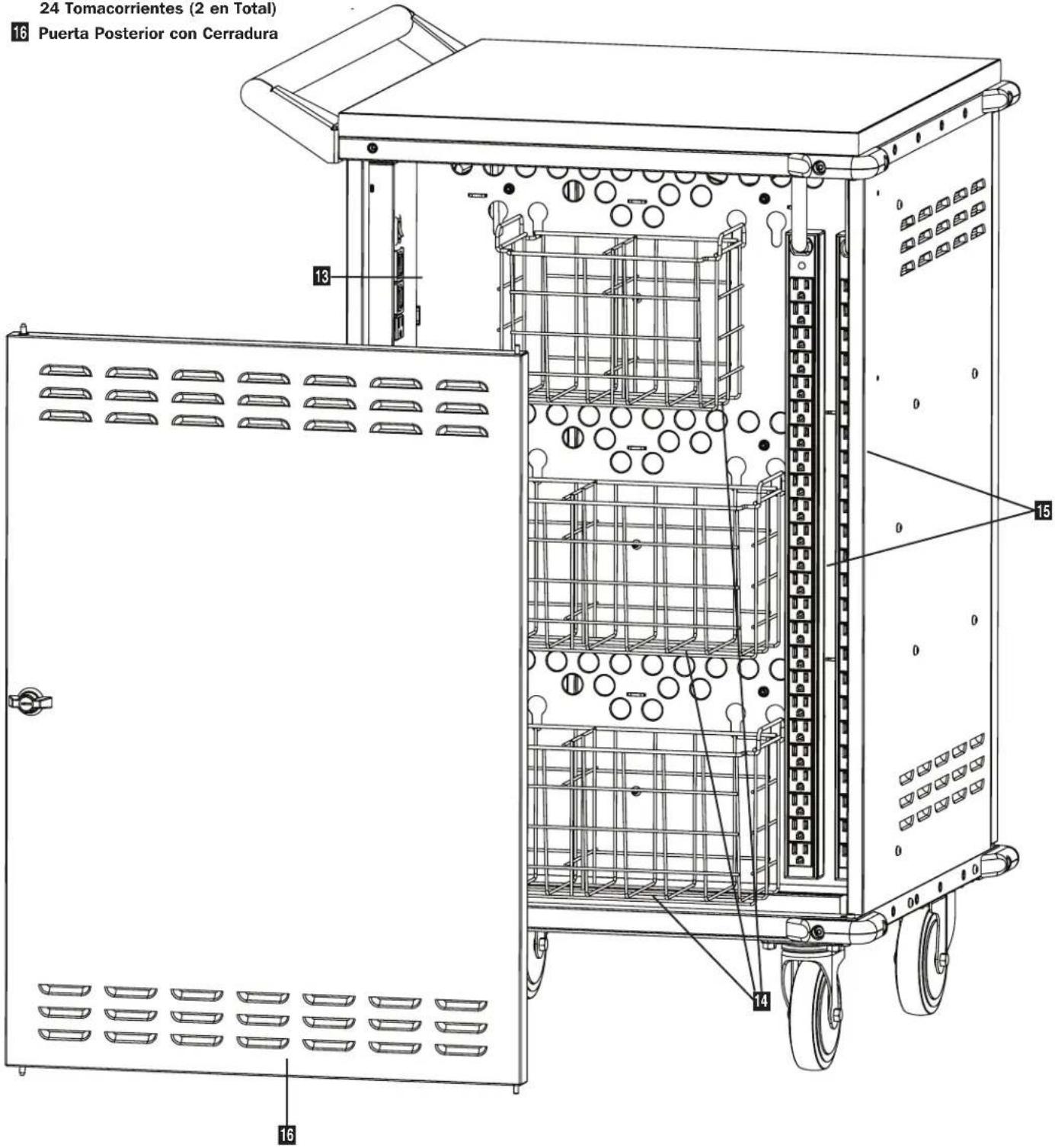 Tripp Lite CSC45AC - Vista Posterior - 1