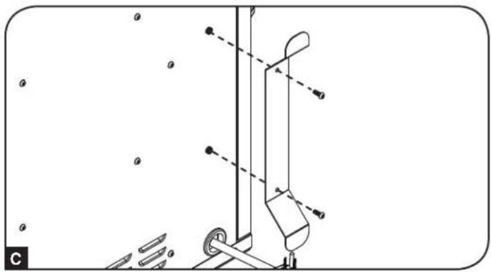 Tripp Lite CSC45AC - Installing the Handle Bracket, Corner Safety Bumpers and Power Cord Manager - 3