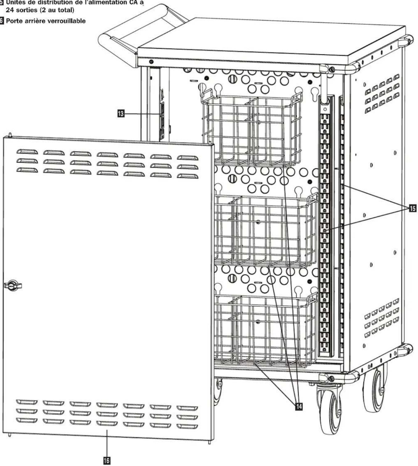 Tripp Lite CSC45AC - Vue arrière - 1