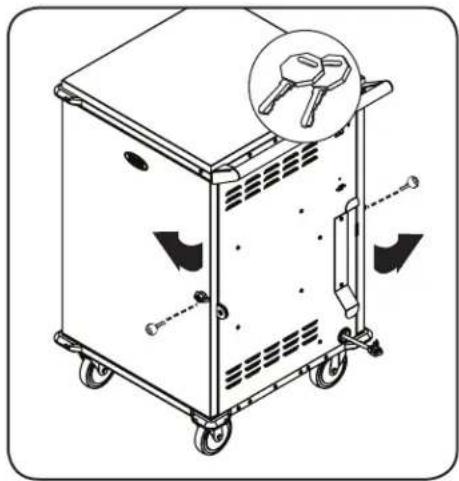 Tripp Lite CSC45AC - Cerraduras de las Puerta - 1