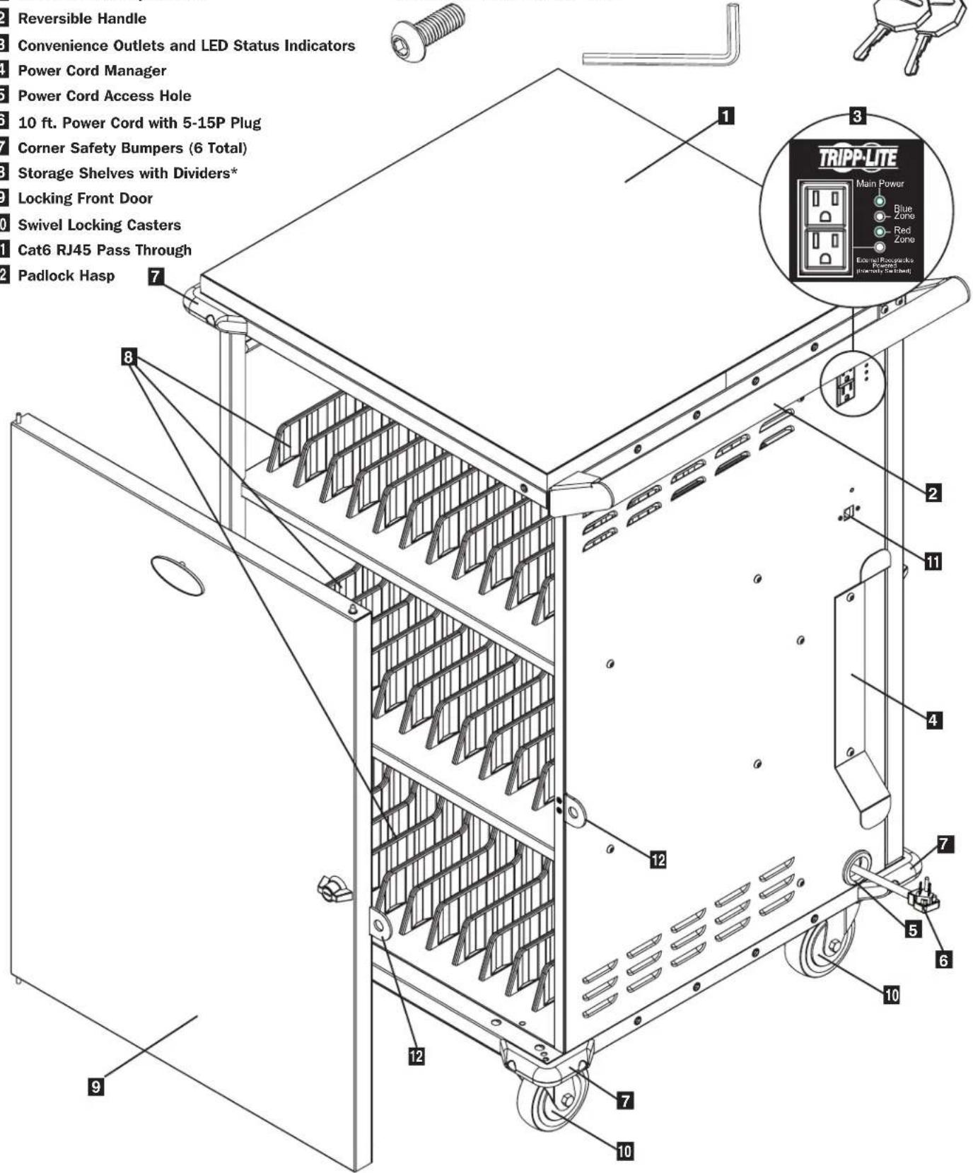 Tripp Lite CSC45AC - Front View - 1